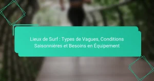 Lieux de Surf : Types de Vagues, Conditions Saisonnières et Besoins en Équipement